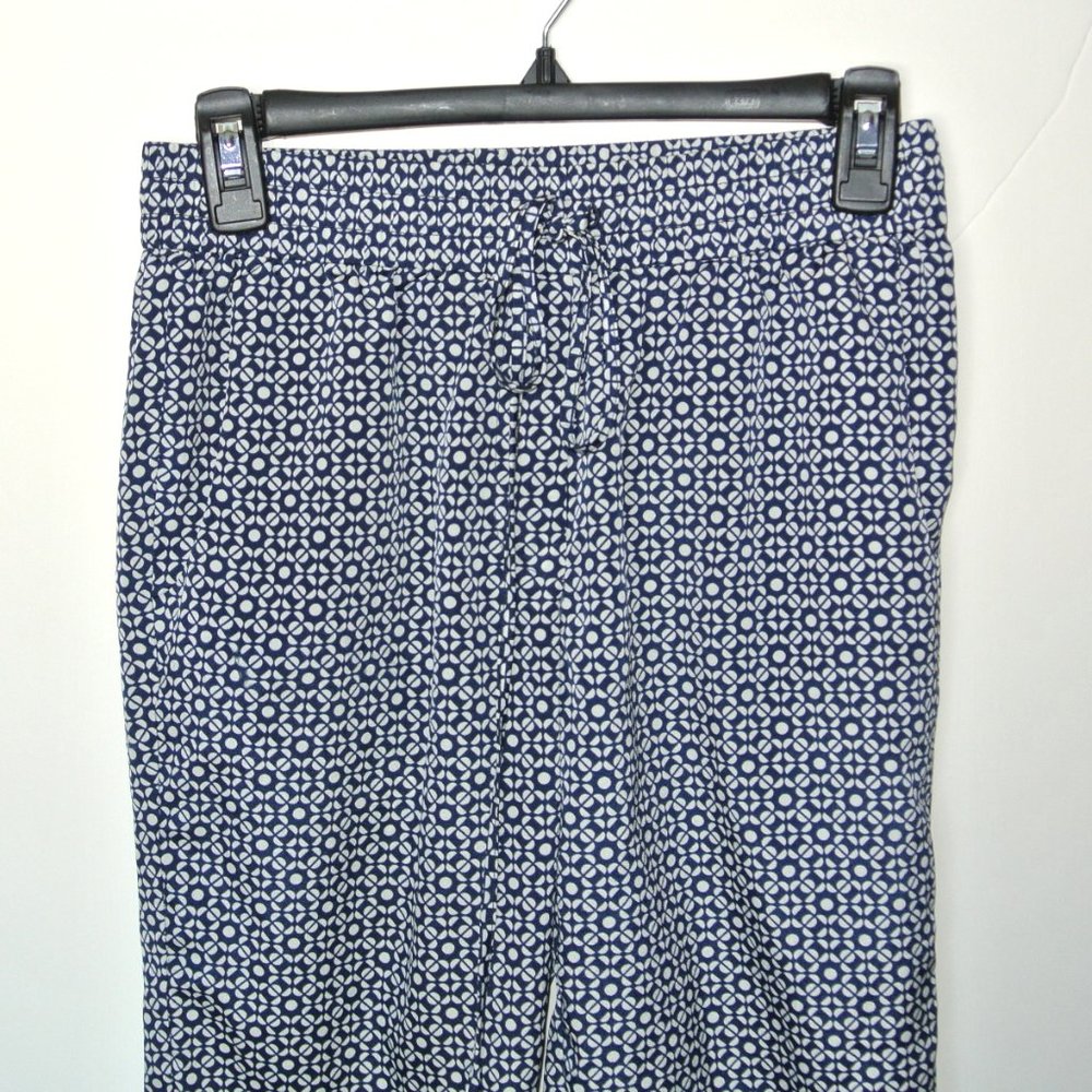 J. Crew Geo Print Drawstring Classy Lounge Pants 0 - image 4